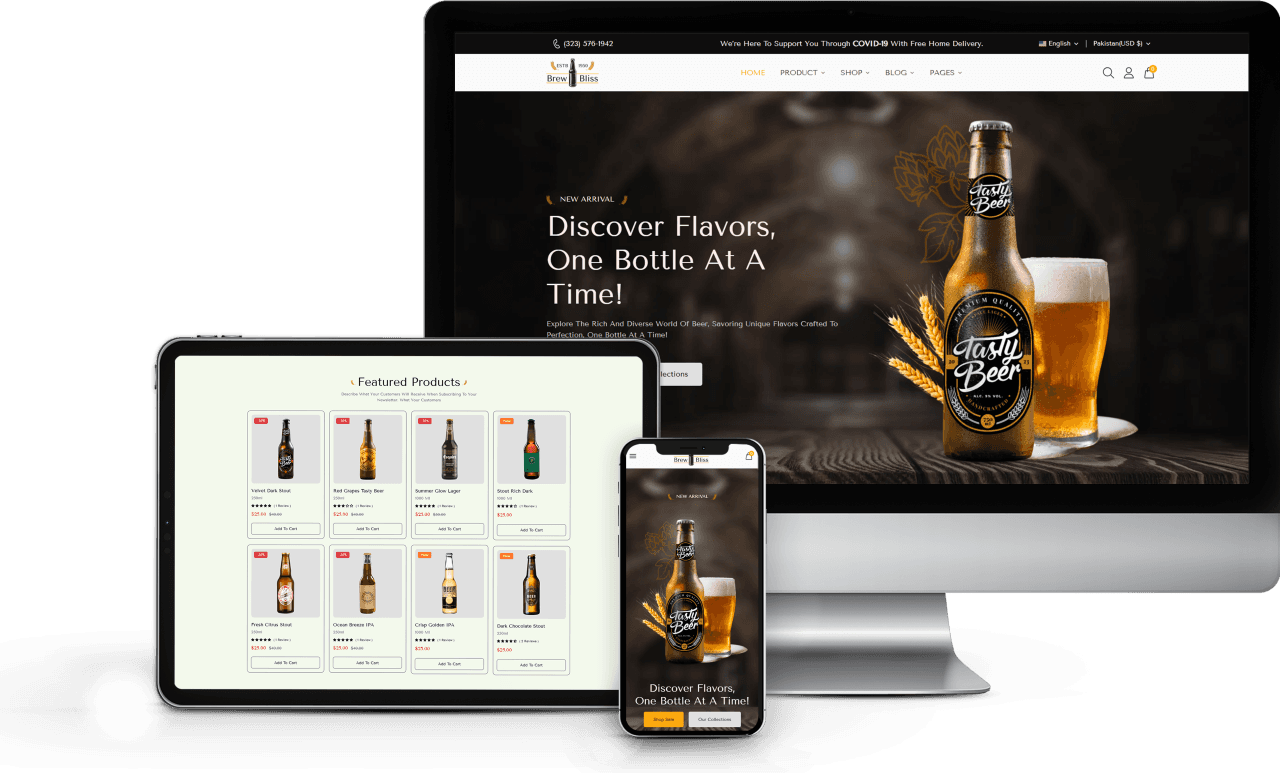 Brew Bliss Drinks Codester