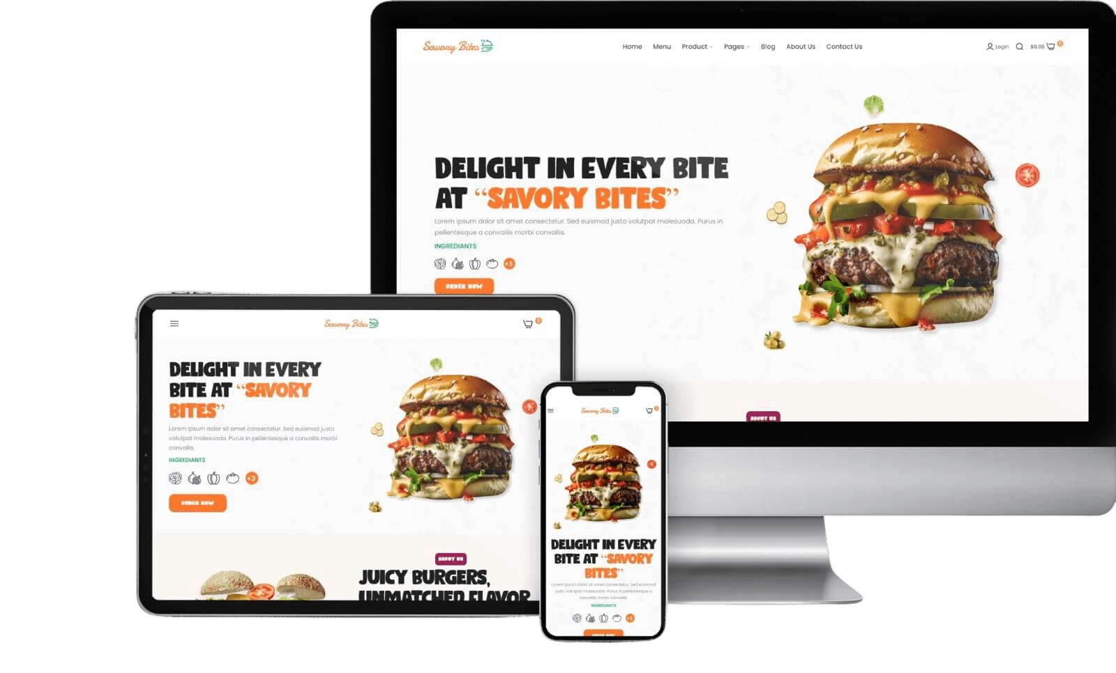 Savory Bites Fast Food Codester