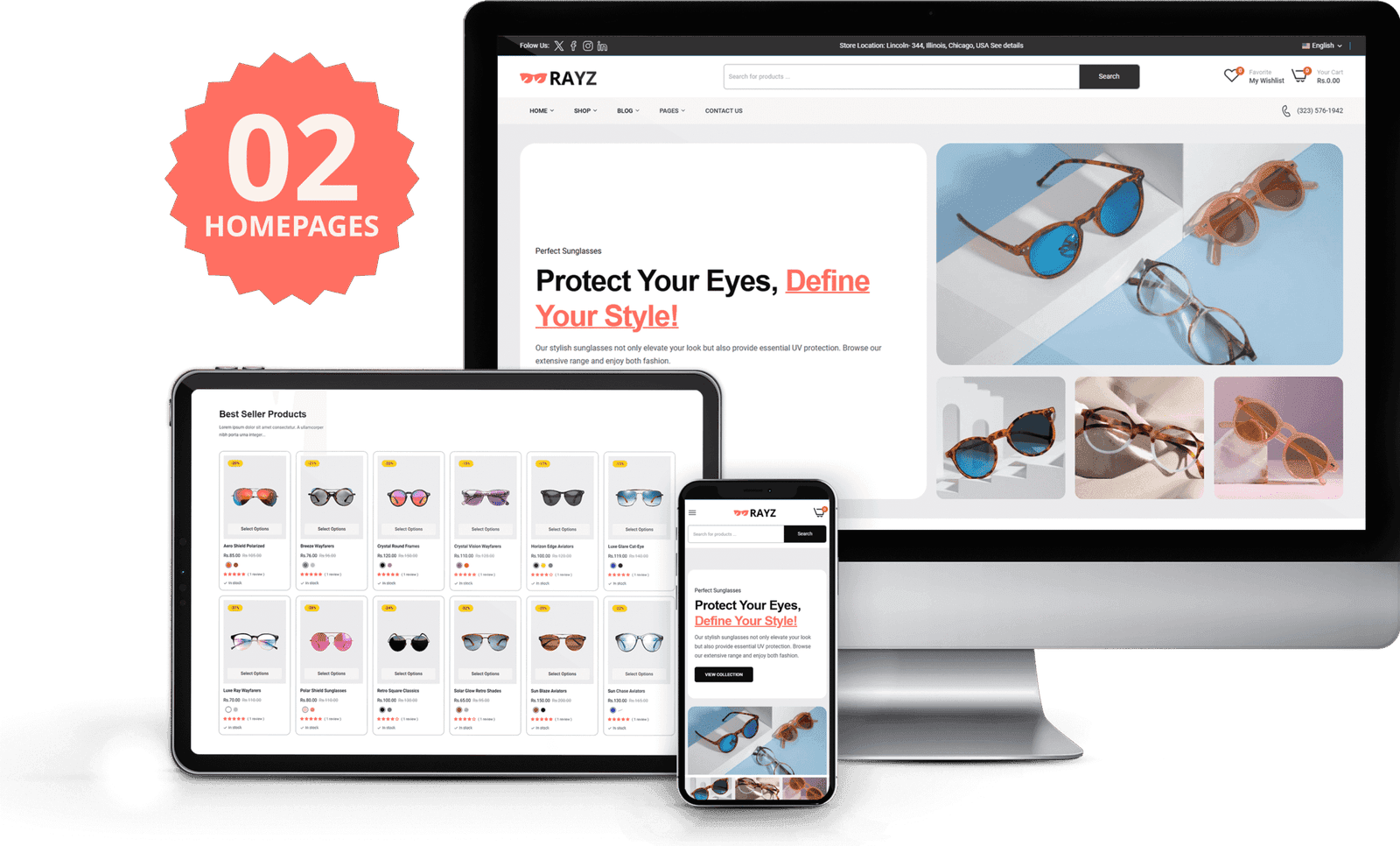 Rayz Eyeglasses Codester